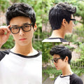 Short Curly Black Wig for Men, Natural Texture Synthetic Wig, Realistic Hairline Daily Wear Wig for Men
